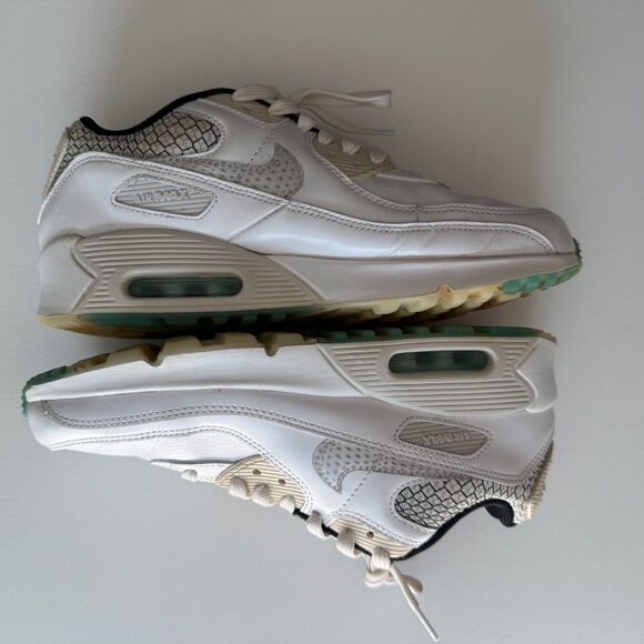 Nike Air Max 90 SE 2 GS White Glacier Ice Size 7Y Boys Big Kid Shoes, Running - Picture 6 of 14